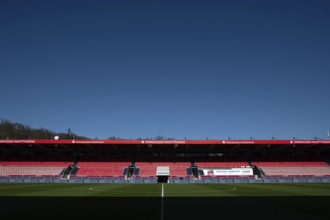 Sparkassen Haupttribüne, sky, blue, Voith-Arena, Heidenheim, Baden-Württemberg, Germany, Europe