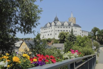 View of Wildeck Castle, Zschopau, Middle Ore Mountains, Ore Mountains, Saxony, Germany, Europe