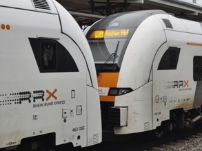 Rhein Ruhr Xpress, RRX, RE 4 to Aachen main station, Witten, North Rhine-Westphalia, Germany,