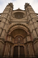 La Seu, Basilica de Santa Maria, Cathedral of St Mary, Palma de Majorca, Majorca, Balearic Islands,