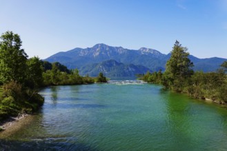 Loisach, end of August, Upper Bavaria, Bavaria, Germany, Europe