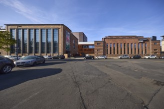 Power plant Mitte Dresden, Operetta Theatre of the Dresden State Opera, brick building, New