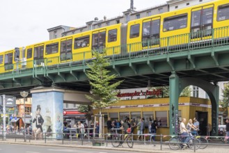 Konnopke's snack bar is cult. Konnopke's in Prenzlauer Berg. It was the first snack bar in East