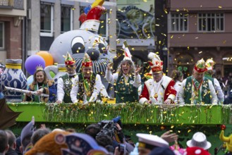 The Frankfurt carnival parade will pass through the Römerberg in Frankfurt am Main on 11 February