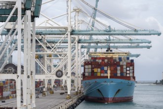 Container terminal Miami Florida USA