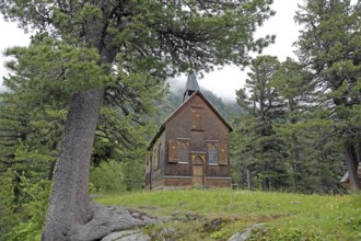 Chapel at Gepatschhaus, Kaunertal, Ötztal Alps, Austria, Europe