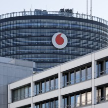 Vodafone Campus, the headquarters of Vodafone Germany in Düsseldorf, telecommunications company,