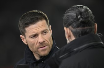 Coach Xabi Alonso Bayer 04 Leverkusen Portrait in an interview DAZN reporter Daniel Herzog