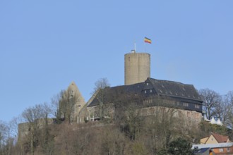 Gleiberg Castle built around 900, Krofdorf-Gleiberg, Wettenberg, Hesse, Germany, Europe
