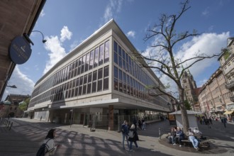 Vacant Karstadt Galeriea building in the city centre, Pfannenschmiedsgasse, Nuremberg, Middle