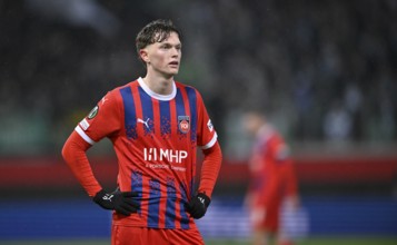 Paul Wanner 1. FC Heidenheim 1846 FCH (10) UEFA Conference League, Voith-Arena, Heidenheim,