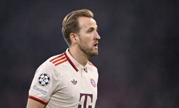 Harry Kane FC Bayern Munich FCB (09) portrait UEFA Champions League Allianz Arena, Munich, Bavaria,