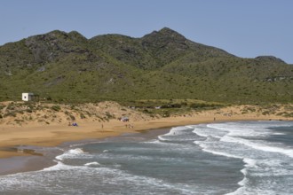 Playa de Calblanque, beach in the regional park Monte de las Cenizas y (Peña) del Águila, near