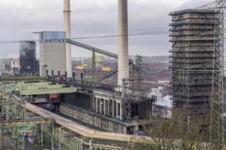 Coke oven batteries of the Schwelgern coking plant, supplies the Schwelgern blast furnace plant of