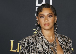 Beyonce at the World premiere of 'The Lion King' held at the Dolby Theatre in Hollywood, USA on