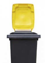 Waste bin for plastic