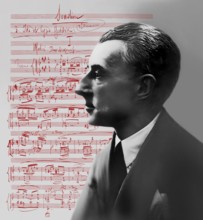 Joseph Maurice Ravel, 1875 – 1937, French composer, pianist and conductor, leading musician in