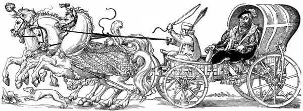 A member of the National Assembly on his way to the Reichstag building, 17th century, Germany,