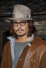 Johnny Depp at the Los Angeles premiere of 'Rango' held at the Regency Village Theatre in Westwood,