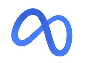 Rotated to right, logo Meta, Internet, Logo