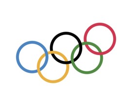 Rotated to left, Olympics logo, Organisation, Logo