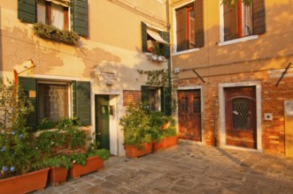 Venice Italy unusual pittoresque view of the most touristic place in the world still can find some