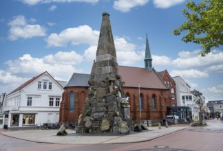 Kaiser Wilhelm Monument, popularly known as the Clothes Monument, Norderney