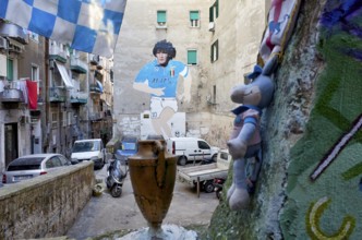 Naples Campania Italy. Made on the occasion of the second Scudetto of Napoli, in the 1990, the