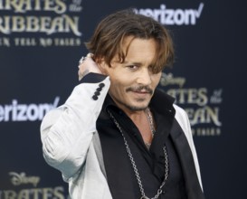 Johnny Depp at the U.S. premiere of 'Pirates Of The Caribbean: Dead Men Tell No Tales' held at the
