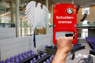 Debt brake, plenary chamber of the German Bundestag