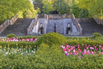 Ballenstedt Castle Park in the Harz Mountains