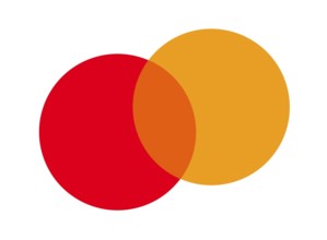 Nach links gedreht, Mastercard-Kreditkarten-Logo, Logo