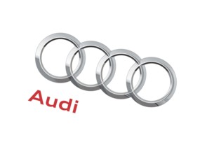 Rotated to right, Audi logo, Car, Logo
