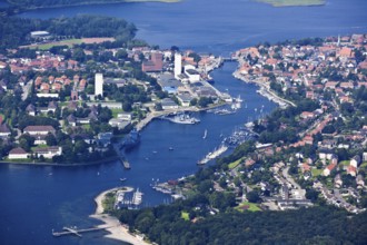 Marina, Neustädter Binnenwasser nature Park, Neustadt in Holstein, Schleswig-Holstein, Germany,