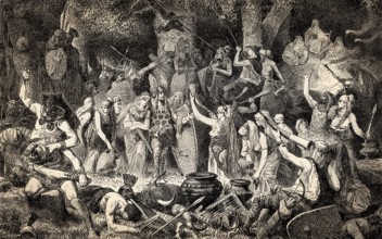 Germanic victory celebration, Roman-Germanic Wars
