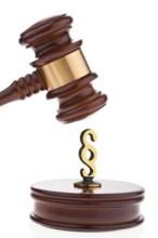 A judge hammer and paragraphs characters. Justice in jurisdiction, A judge hammer and paragraphs