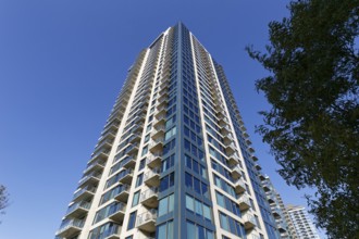 Architecture, modern high-rise apartment building, Montreal, Province of Quebec, Canada, North