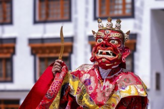 Cham dance (Mask dance), Leh, Ladakh, India, Asia