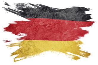 Grunge Germany flag. German Brush stroke