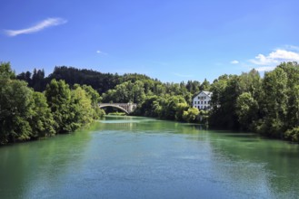 The new Iller bridge between Illerbeuren and Lautrach