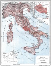 Map of old Italy