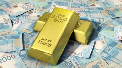 Symbol price on the subject of gold price pegging of roubles