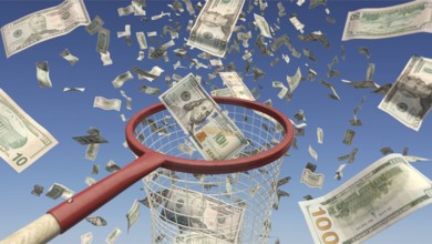 Symbolic image on the subject of money, winning the lottery, wealth, etc