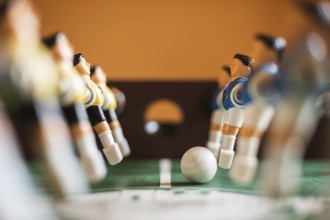 Football table - figurine players and ball