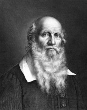Friedrich Ludwig Jahn (1778-1852) on engraving from 1859. German gymnastics educator and