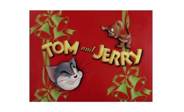 Tom and Jerry Logo 1941, Historic Logo from 1941