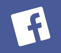 Nach links gedreht, Facebook-Emblem, Internet, Logo