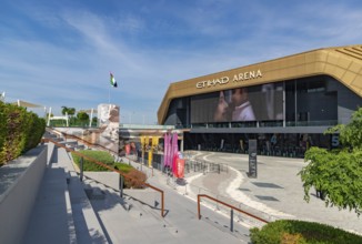 A picture of the Etihad Arena