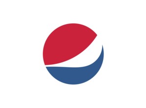 Rotated to right, logo Pepsi, Logo