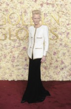 Tilda Swinton at the 82nd Annual Golden Globe Awards held at the Beverly Hilton Hotel in Beverly